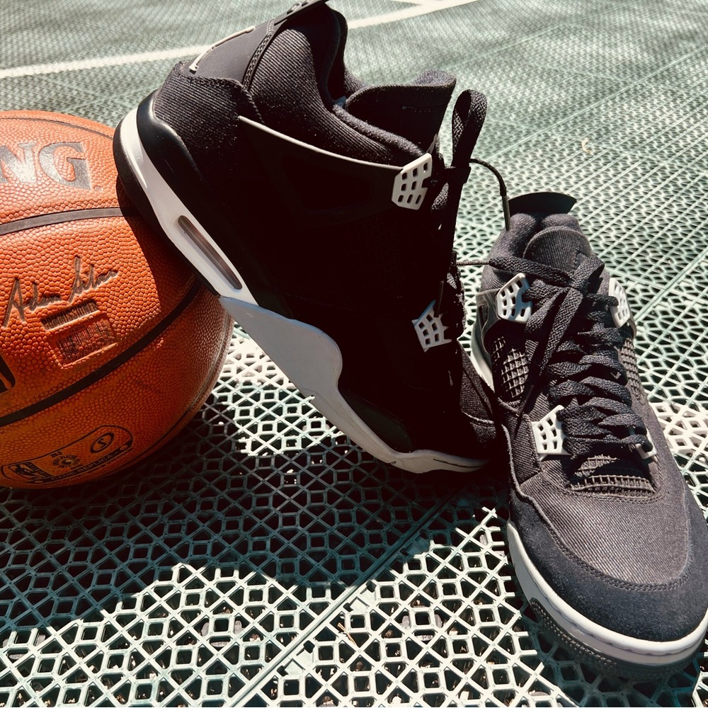 🖤 NIKE 🔥 2022 Air Jordan 4 Retro SE 'Black Canvas'  - 🔥 AUTHENTIC 🔥
